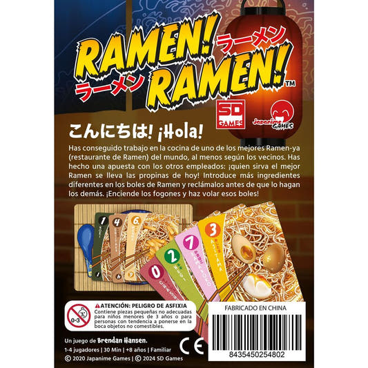 Caja del juego de mesa Ramen! Ramen! de SD Games - 4