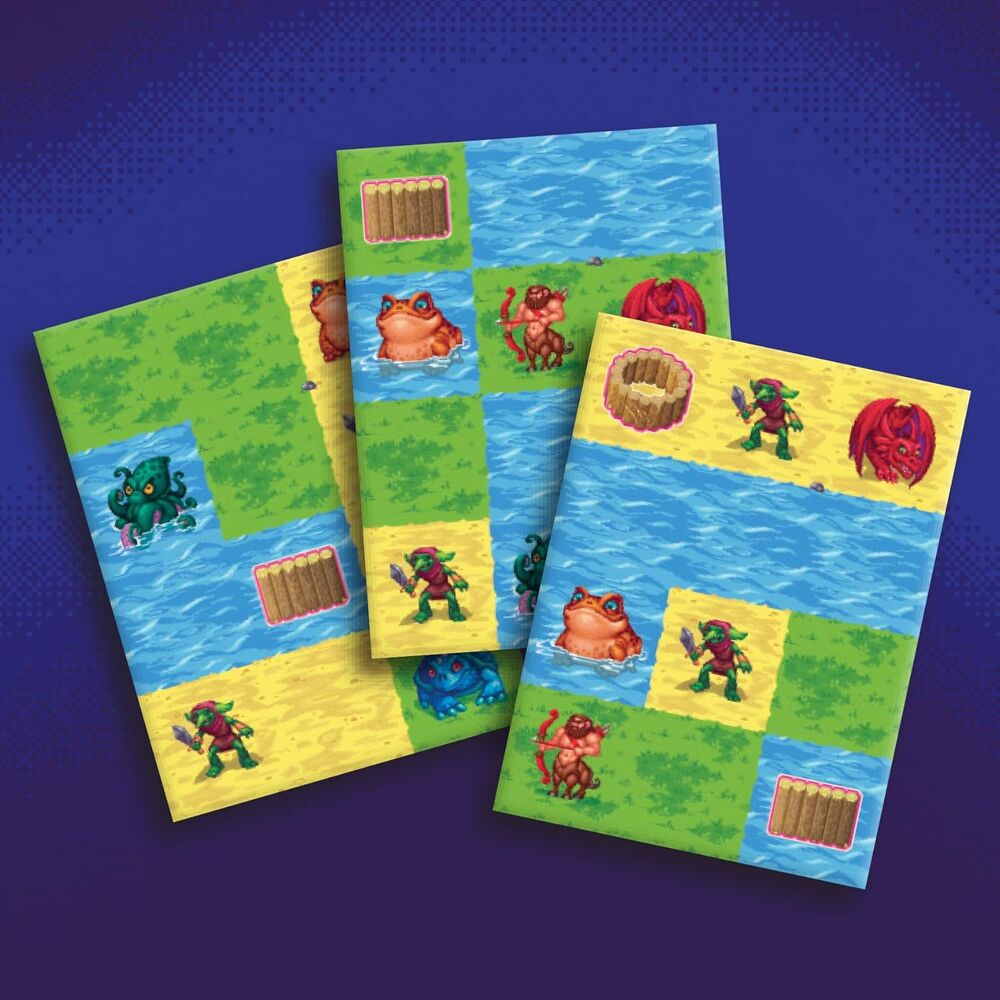 Caja de Cutterland, juego de mesa estratégico con arte de fantasía pixel art - 2
