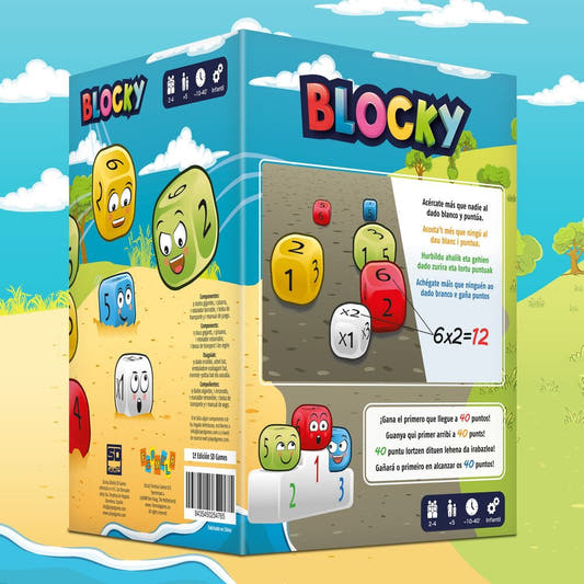 Caja del juego de mesa Blocky de SD Games - 4