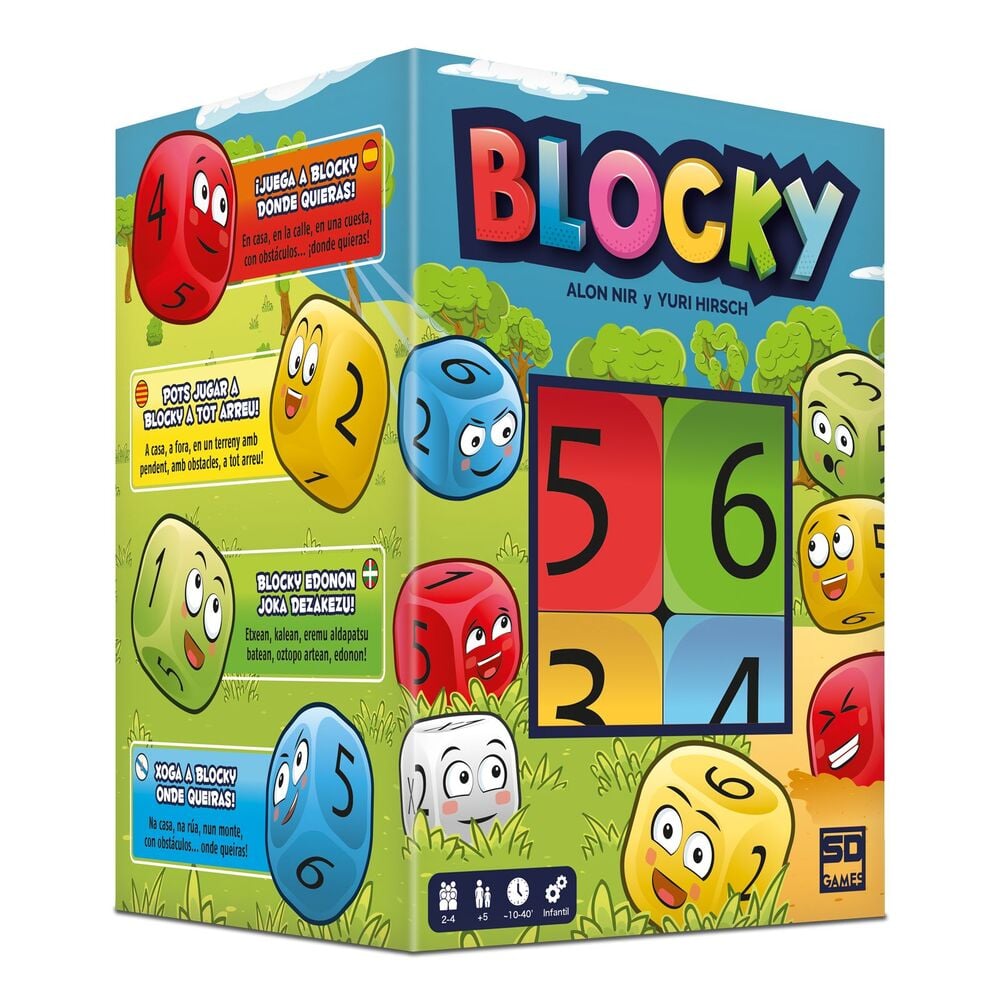 Caja del juego de mesa Blocky de SD Games