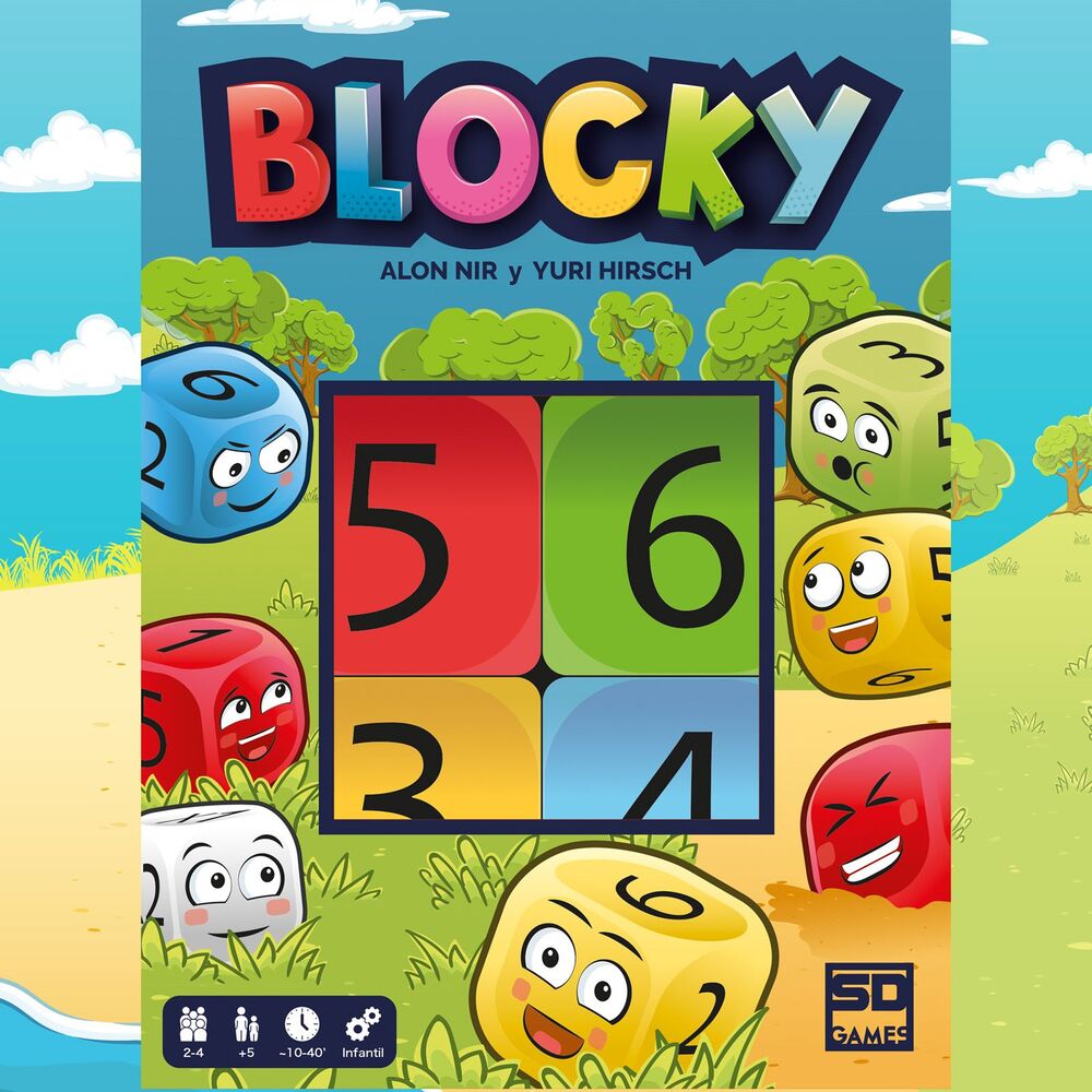 Caja del juego de mesa Blocky de SD Games - 2
