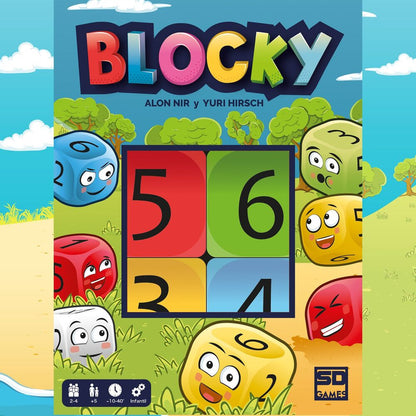 Caja del juego de mesa Blocky de SD Games - 2