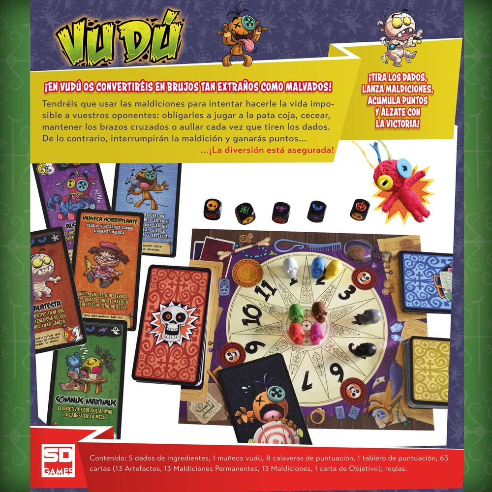 Caja del juego de mesa Vudú de SD GAMES - 4