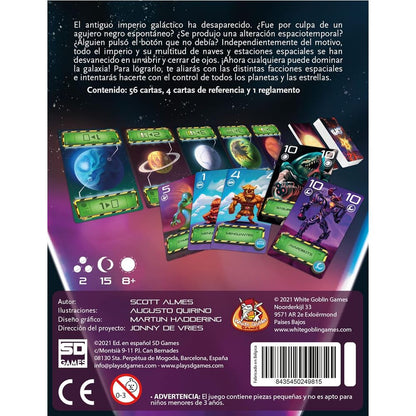 Caja del juego de cartas Blast de SD GAMES con ambientación espacial - 4