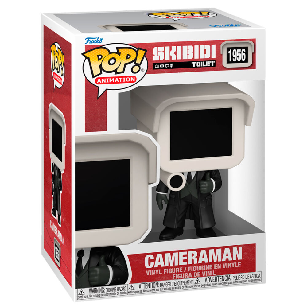 Figura Funko POP! Skibidi Toilet Cameraman con traje oscuro - 2