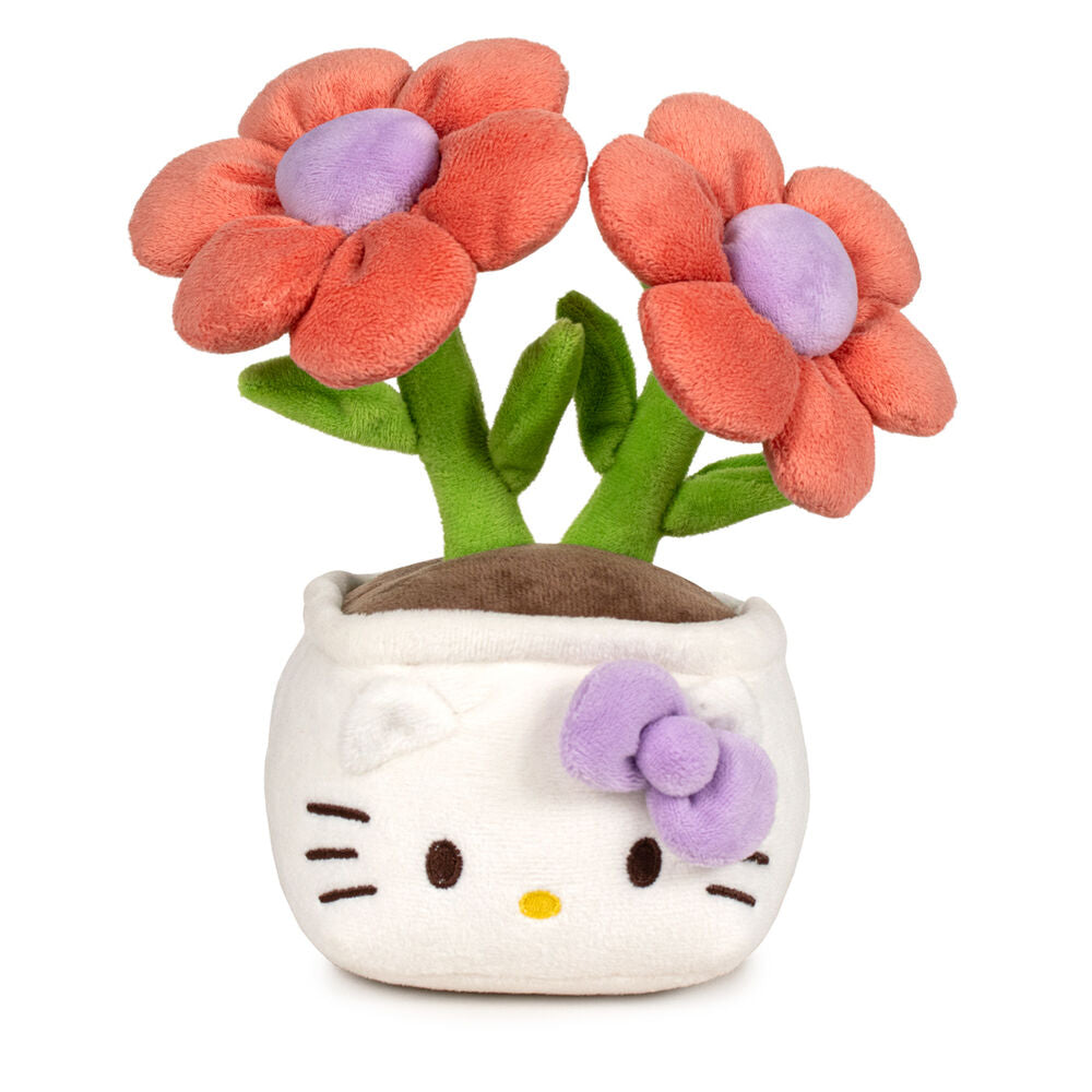 Peluche surtido Botanical Love de Hello Kitty con diseños de plantas y flores - 2