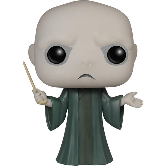 Figura Funko Pop! de Lord Voldemort con túnica verde y varita