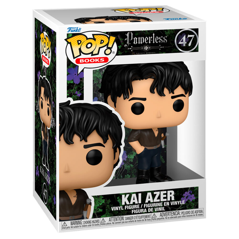 Figura Funko POP! Books Powerless Kai Azer 47 en caja