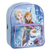 Mochila Frozen Disney azul y lila con Elsa, Anna y Olaf