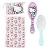 Neceser escolar Hello Kitty rosa con cepillo y toalla