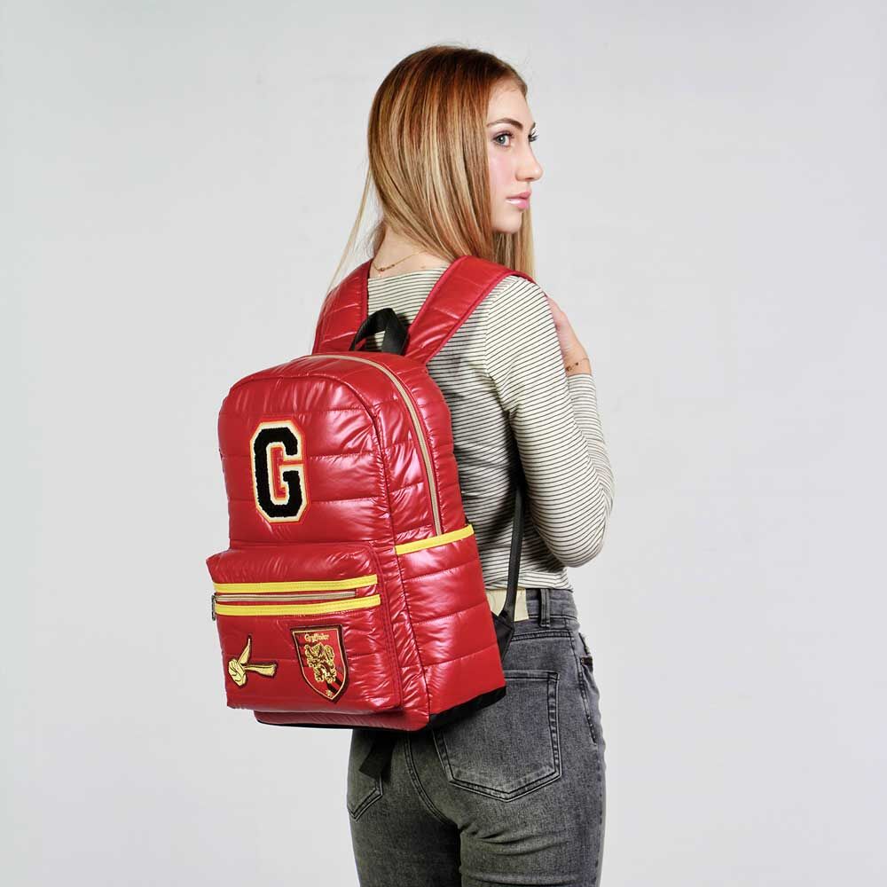 Mochila roja acolchada de Gryffindor de Harry Potter - 5