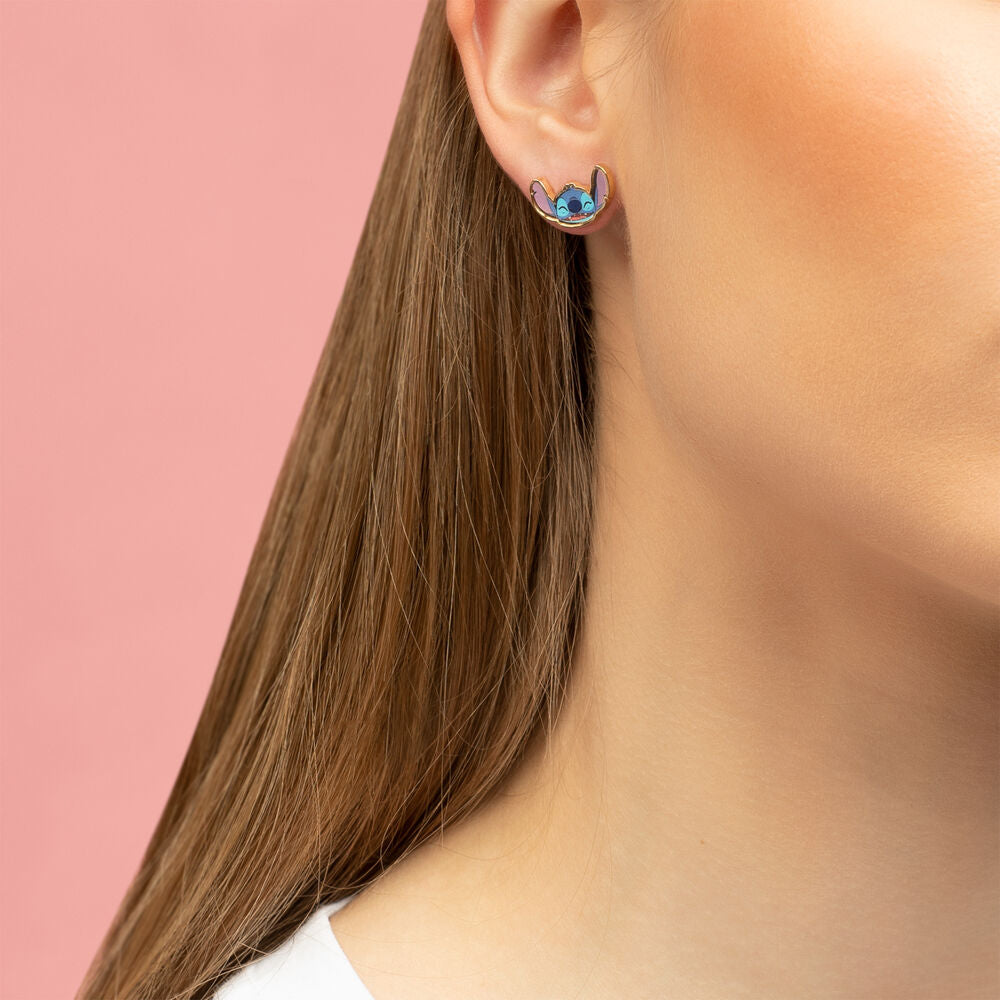 Set de tres pares de pendientes Stitch Disney - 4