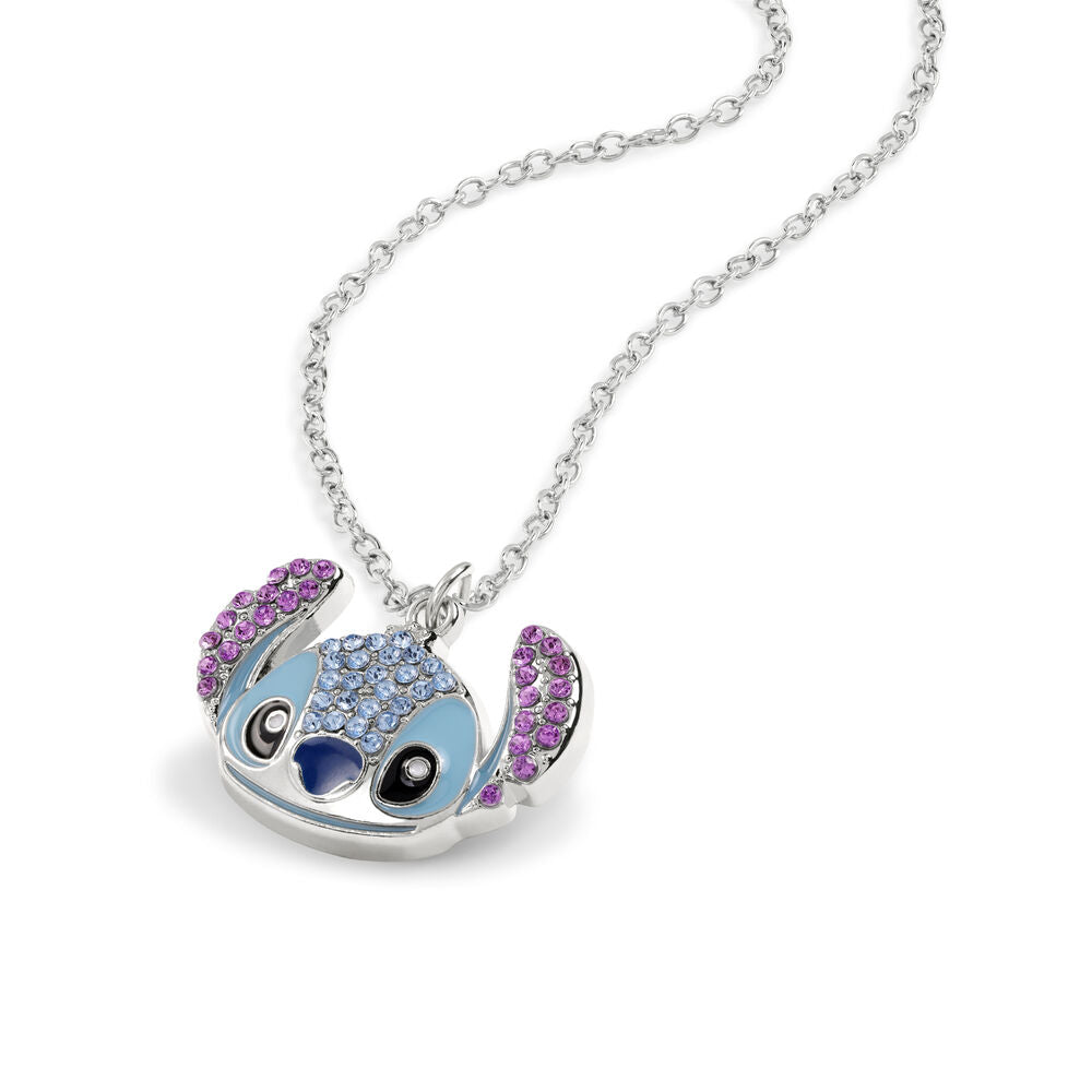 Colgante de Stitch Disney con cadena y piedras brillantes - 3