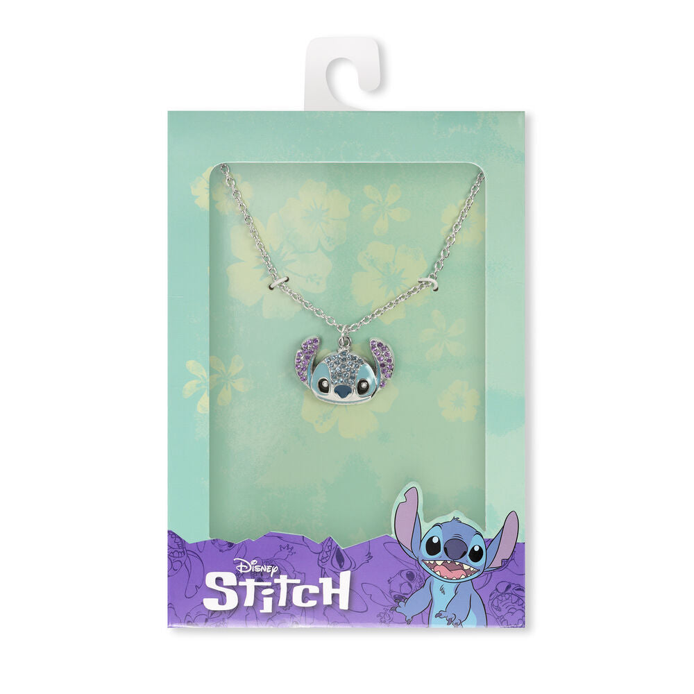 Colgante de Stitch Disney con cadena y piedras brillantes - 2