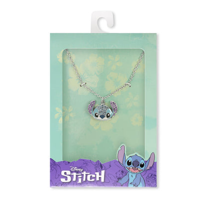 Colgante de Stitch Disney con cadena y piedras brillantes - 2
