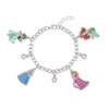 Pulsera de plata con charms de Princesas Disney