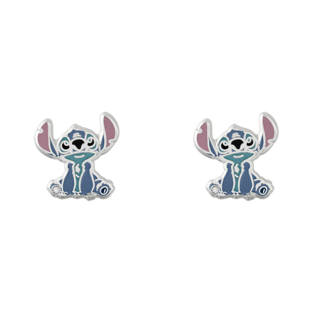 Pendientes de Stitch Disney con plato decorativo tropical - 2