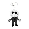Llavero de peluche 3D de Jack Skellington con traje de rayas
