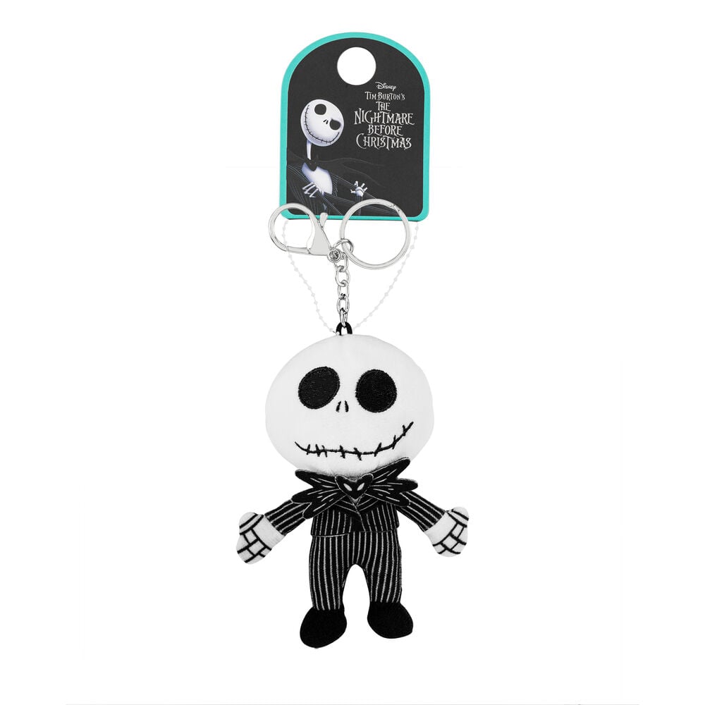 Llavero de peluche 3D de Jack Skellington con traje de rayas - 2