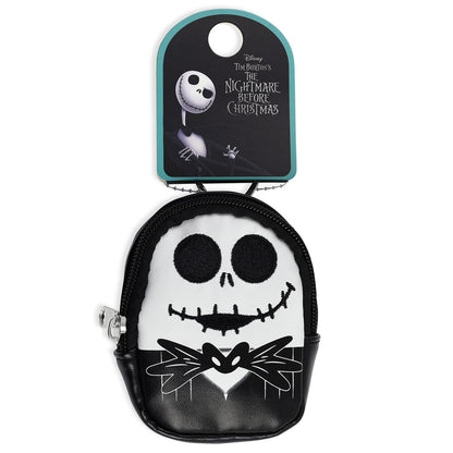 Llavero mini mochila 3D de Jack Skellington en blanco y negro - 2