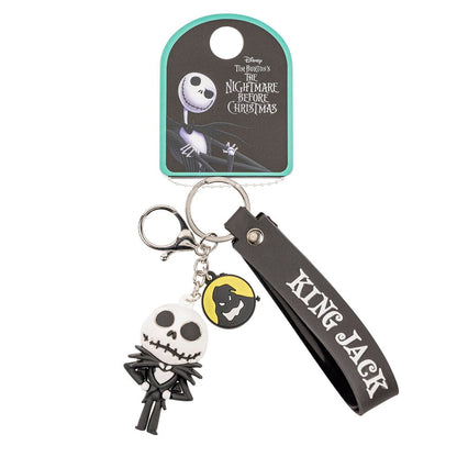 Llavero de Jack Skellington Disney con colgantes de Jack y Oogie Boogie
