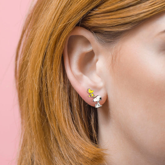 Set de pendientes de Snoopy y Woodstock en dos diseños - 3