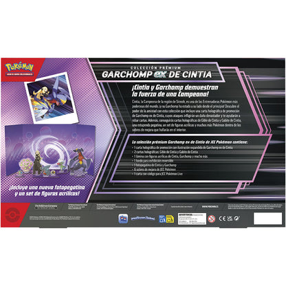 Colección Premium Garchomp ex de Cintia Pokémon JCC - 3
