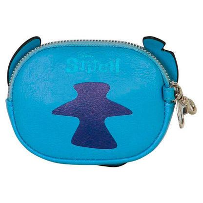Monedero azul de Stitch Disney con orejas moradas y cremallera - 3