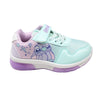 Deportiva Stitch Disney en verde menta y lila con luces