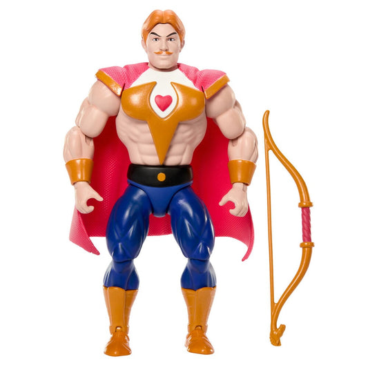 Figura Bow de Masters del Universo Origins con arco y capa roja