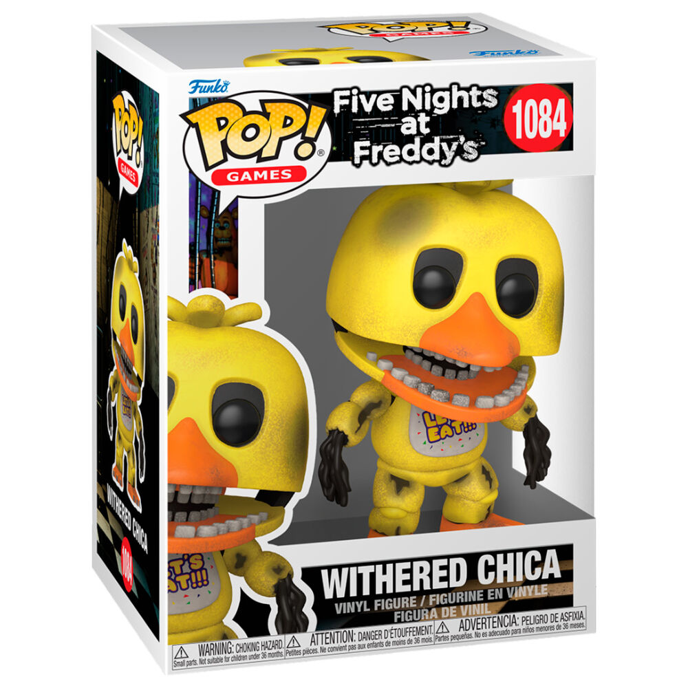 Figura POP de Withered Chica de Five Nights at Freddy’s con mandíbula abierta - 2