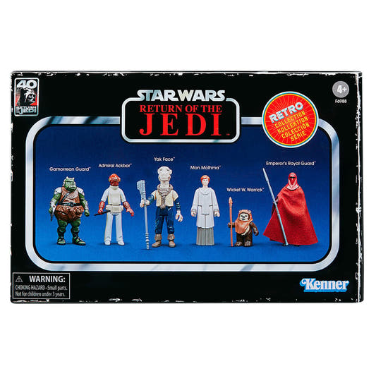 Set Retro Hasbro de seis figuras de Star Wars El Retorno del Jedi - 4