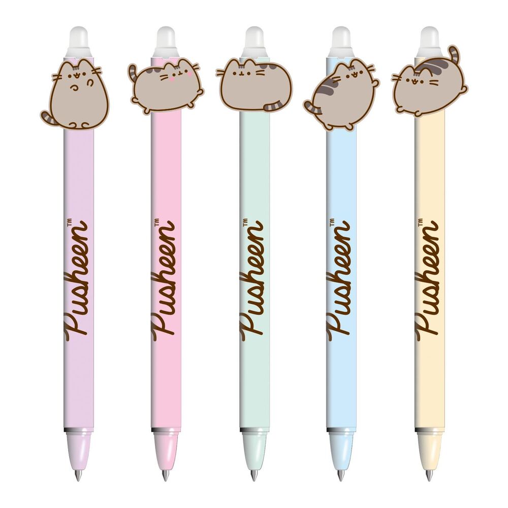 Bolígrafo borrable Pusheen de gel con tinta azul - 2