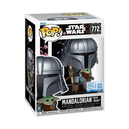 Figura Funko POP! Mandalorian con Grogu Star Wars Impressions