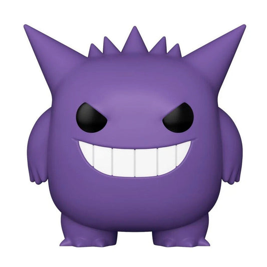 Figura FUNKO POP! Super Sized de Gengar morado en su caja Pokémon - 2