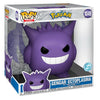 Figura FUNKO POP! Super Sized de Gengar morado en su caja Pokémon
