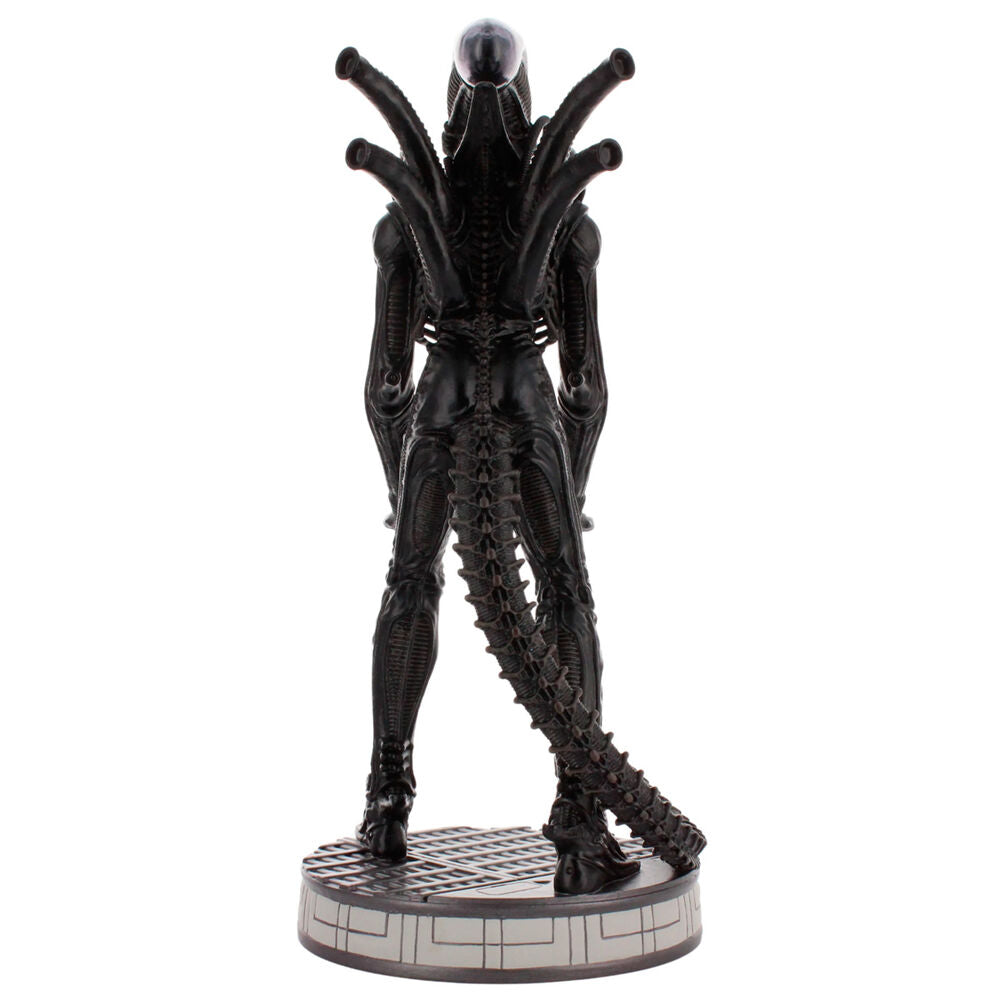 Soporte Cable Guy Alien Xenomorph negro de 20 cm sobre base circular - 4