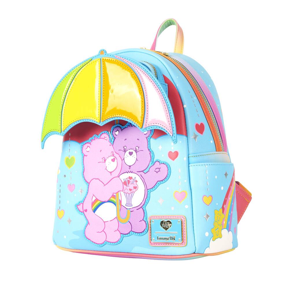 Mochila arcoíris Loungefly de Care Bears con dos Osos Amorosos - 5