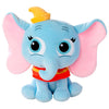 Peluche Disney Doorables de Dumbo azul con orejas rosas y sombrero amarillo