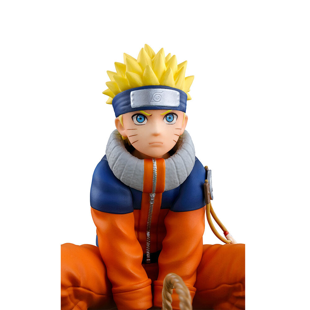 Figura Ichibansho de Naruto Uzumaki y Haku sobre una base turquesa - 6