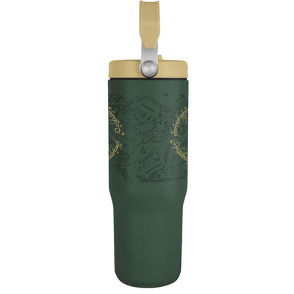 Vaso termo verde de El Señor de los Anillos con tapa y asa - 3