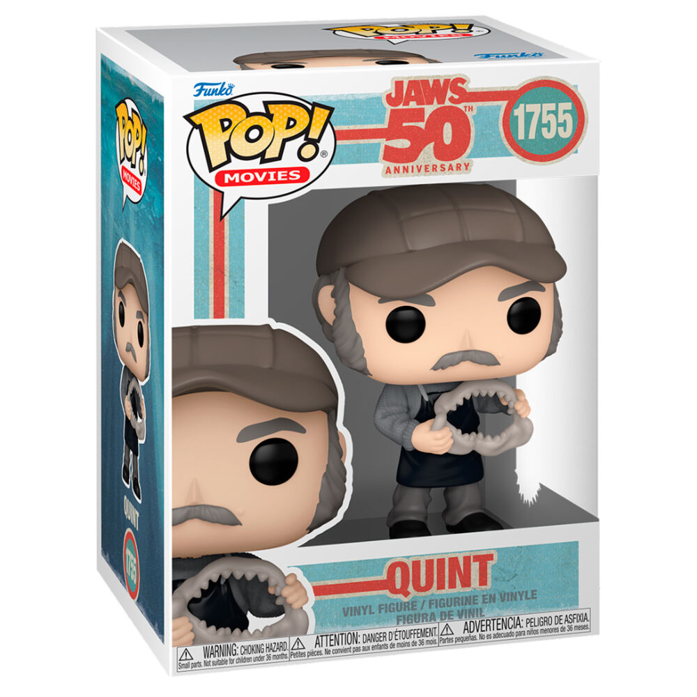 Figura Funko POP! de Quint de Tiburón sosteniendo una mandíbula de tiburón - 2