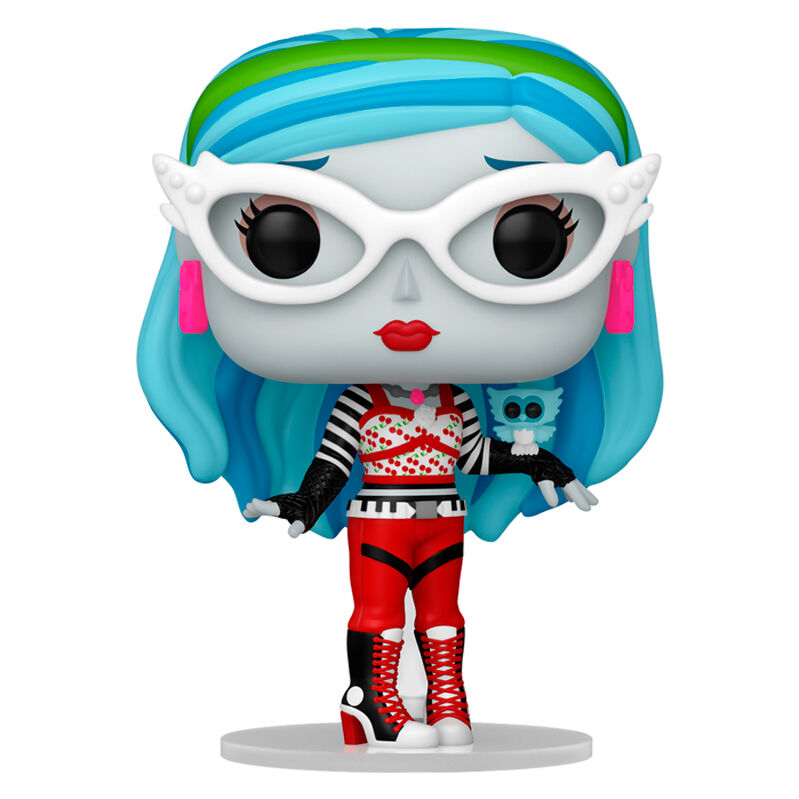 Figura FUNKO POP! de Ghoulia Yelps con gafas blancas y cabello turquesa