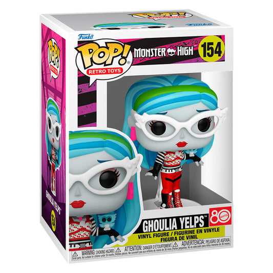 Figura FUNKO POP! de Ghoulia Yelps con gafas blancas y cabello turquesa - 2