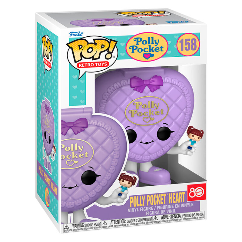 Figura Funko POP! Polly Pocket Heart morada con forma de corazón - 2
