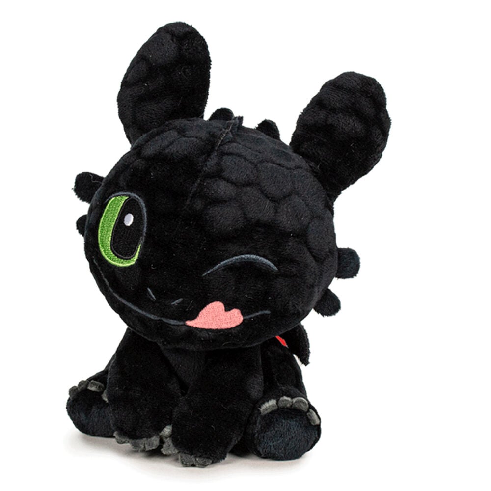 Peluche negro de Desdentao de 45 cm sentado