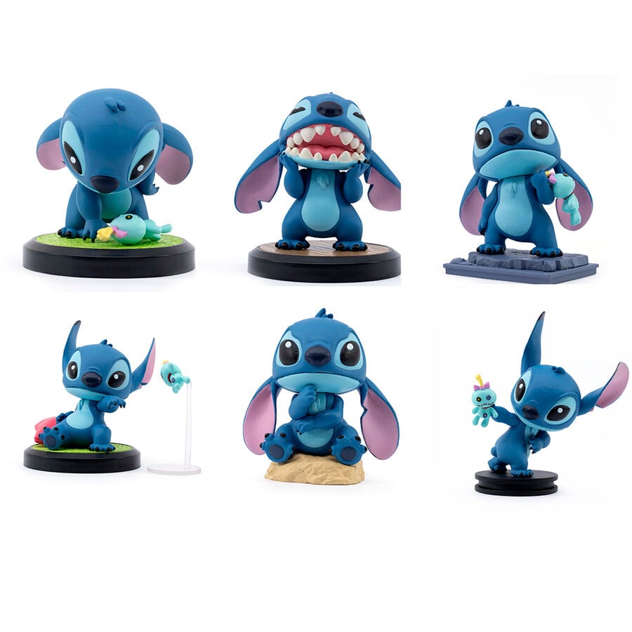Surtido de figuras sorpresa de Stitch Disney en PVC