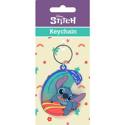 Llavero Disney de Stitch surfeando con diseño colorido - 2