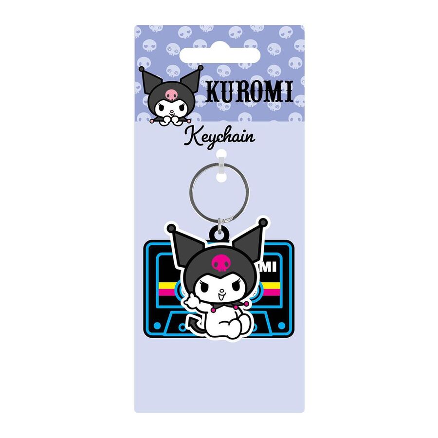 Llavero de Kuromi Hello Kitty and Friends con aro metálico