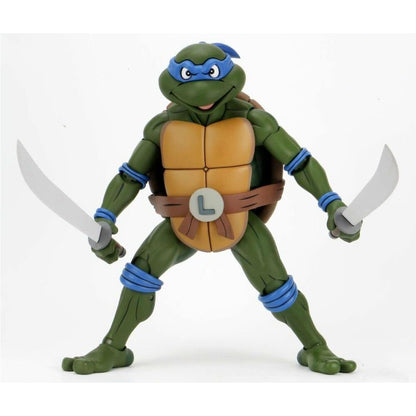 Figura articulada NECA de Leonardo de Las Tortugas Ninja con dos espadas - 3